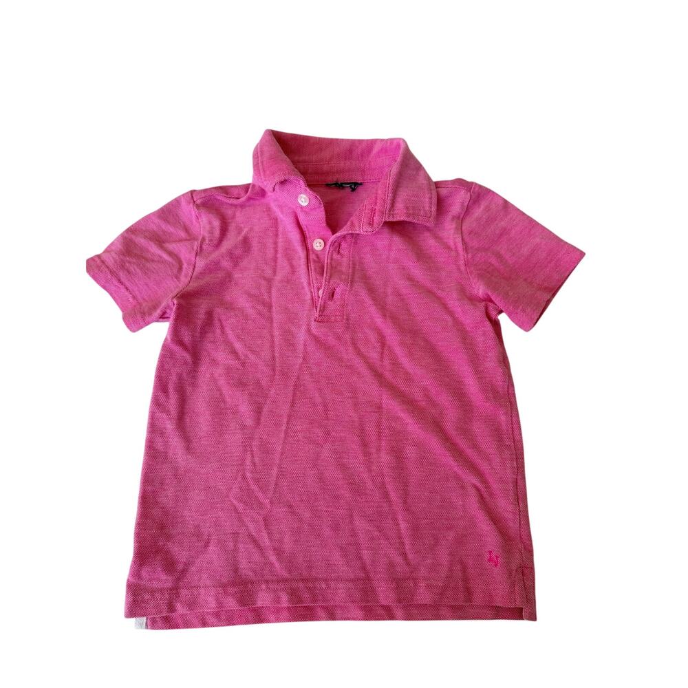 Janie and Jack Pink Short Sleeve Polo Shirt